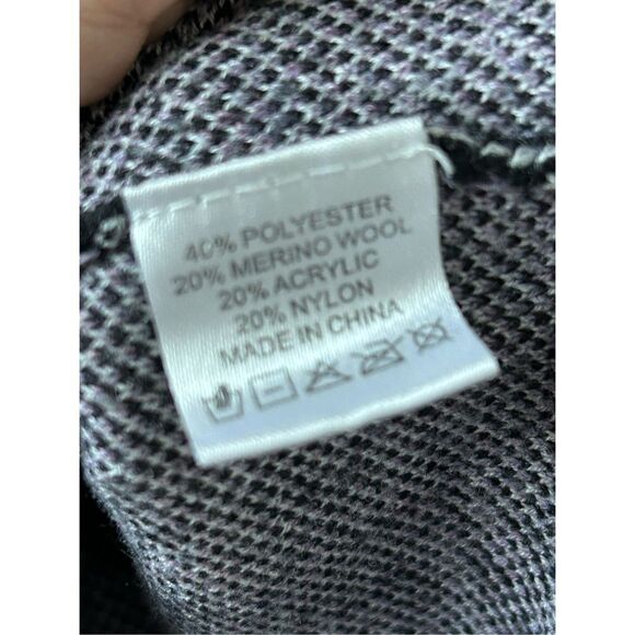 Neve Merino Wool Blend Ellie Crew Neck Sweater Black Women’s Size Small - Picture 6 of 6